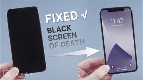 How do you fix a black screen of death?